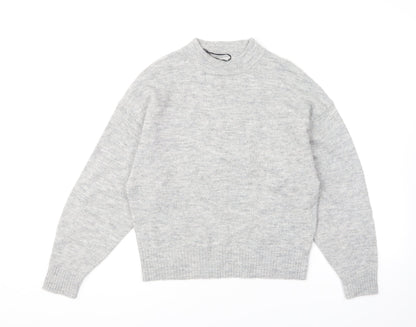 Womens UK Size XS H&M Grey Pullover Jumper