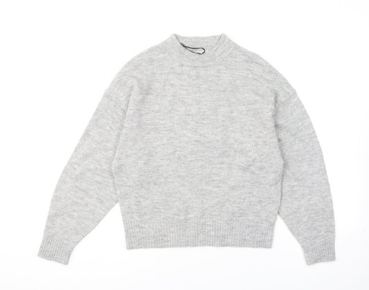 Womens UK Size XS H&M Grey Pullover Jumper