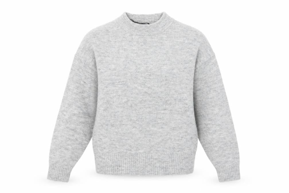 Womens UK Size XS H&M Grey Pullover Jumper