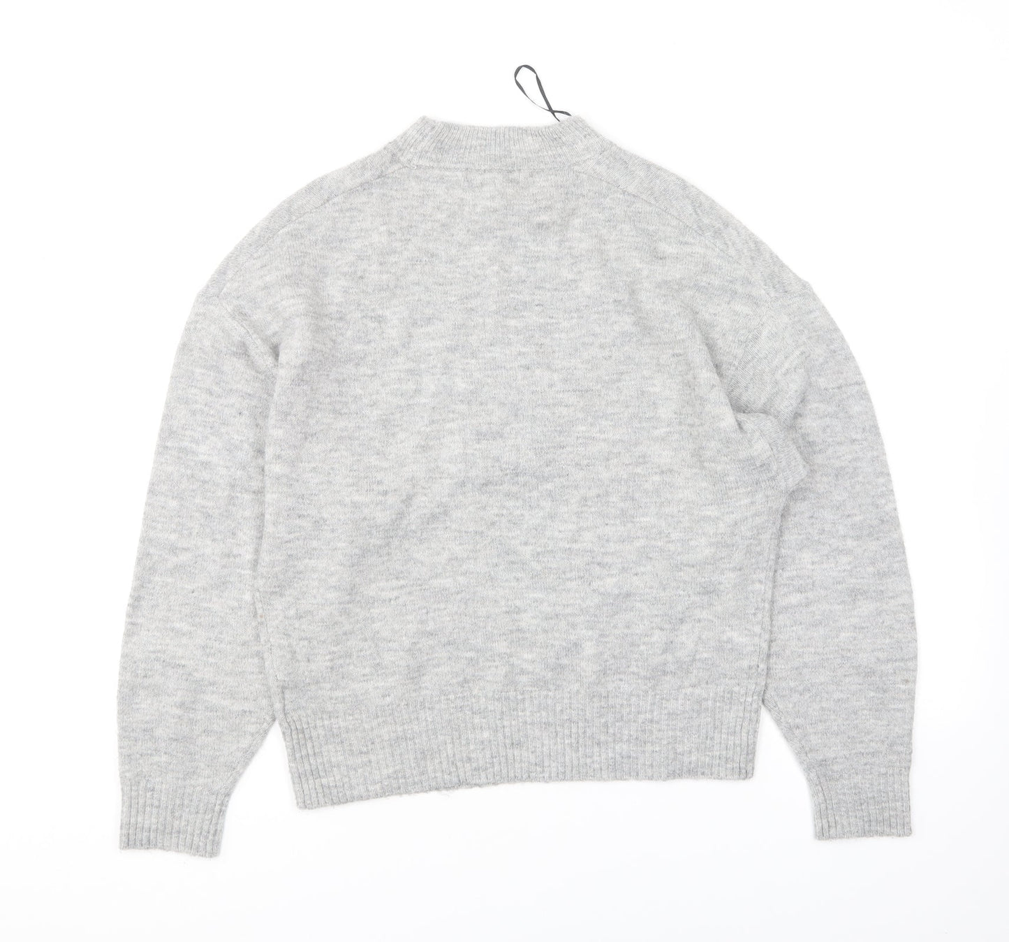 Womens UK Size XS H&M Grey Pullover Jumper