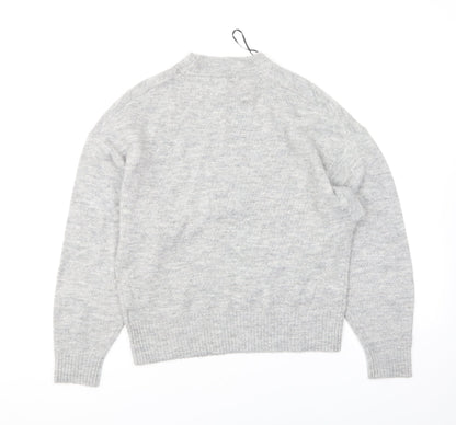 Womens UK Size XS H&M Grey Pullover Jumper