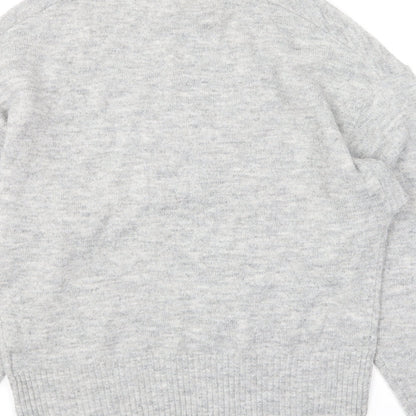 Womens UK Size XS H&M Grey Pullover Jumper