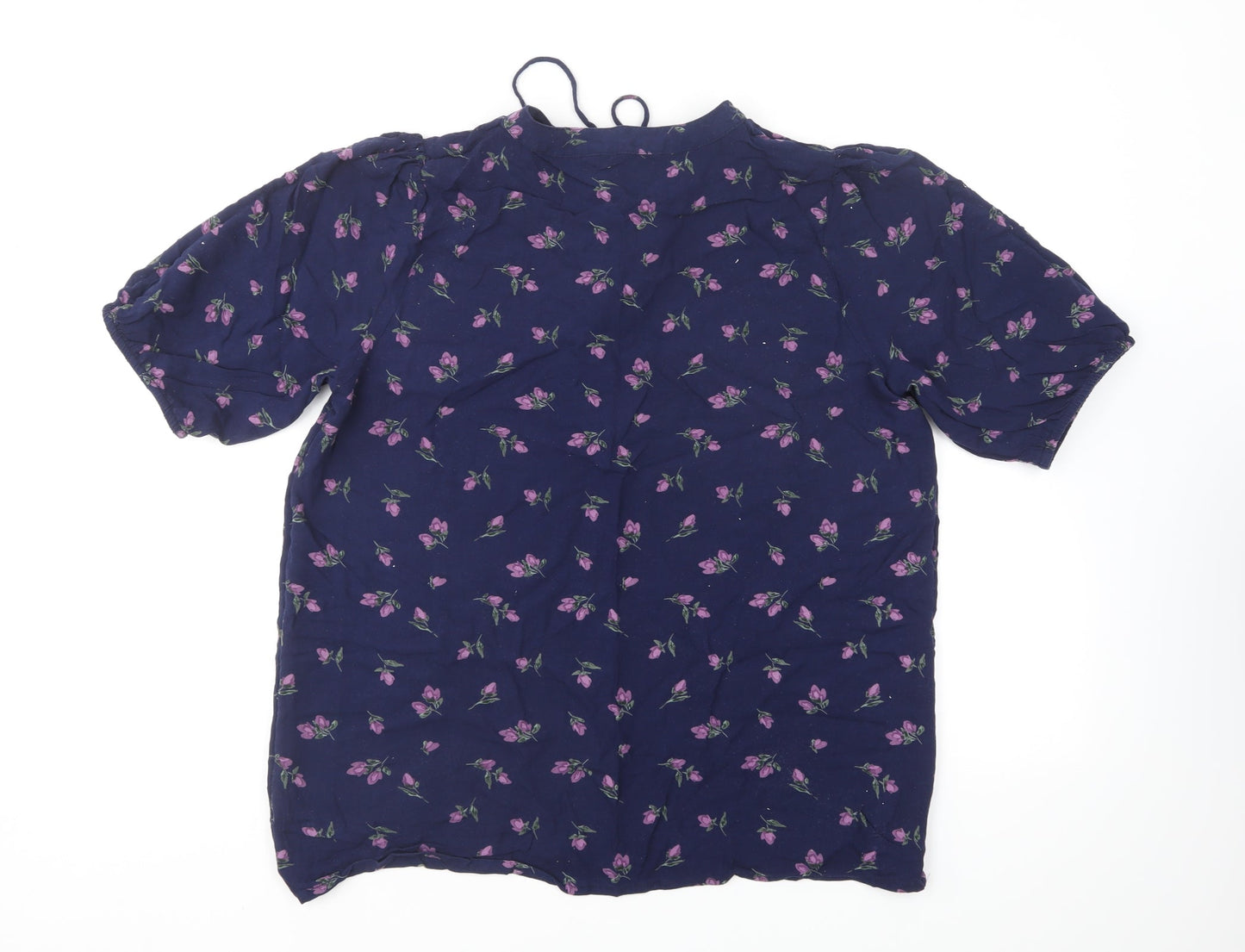 Womens UK Size 14 Bonmarché Blue Basic Blouse