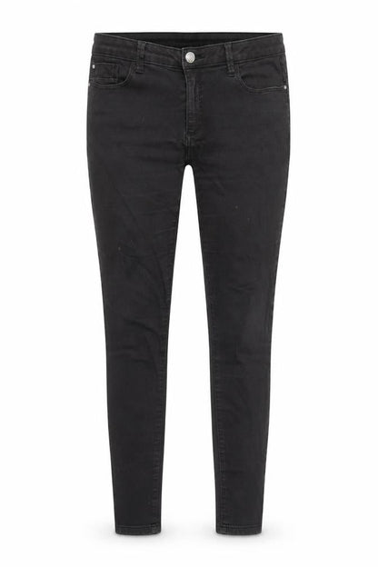 Womens UK Size 12 Denim & Co. Regular Fit Skinny Black Jeans