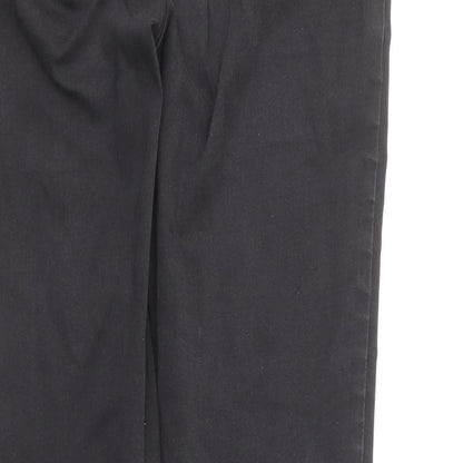 Denim & Co. Womens Black Cotton Skinny Jeans Size 12 L28.5 in Regular Button