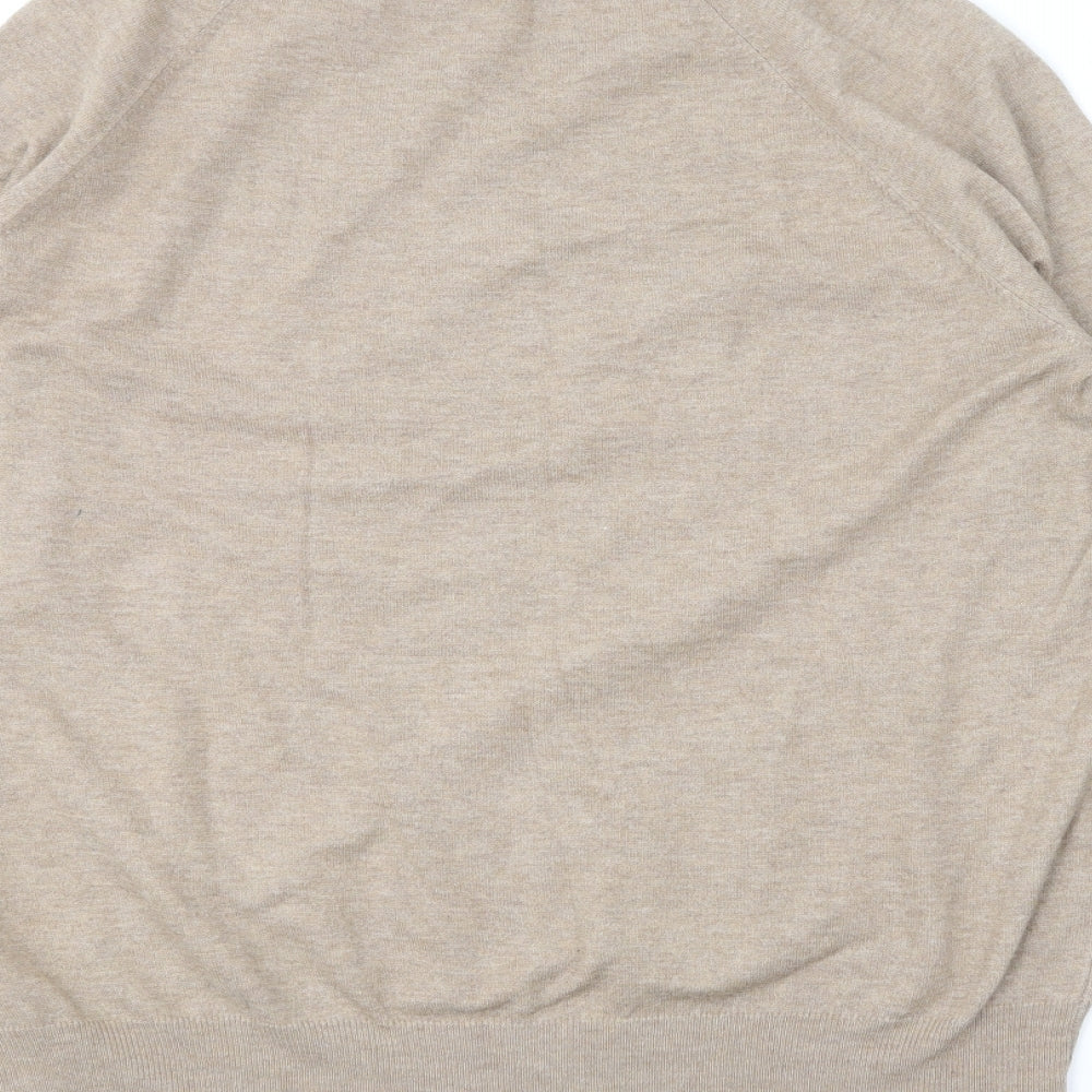 Primark Womens Brown High Neck Polyester Pullover Jumper Size L