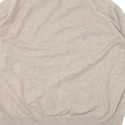 Primark Womens Brown High Neck Polyester Pullover Jumper Size L