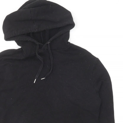 H&M Womens Black Cotton Pullover Hoodie Size XS Pullover