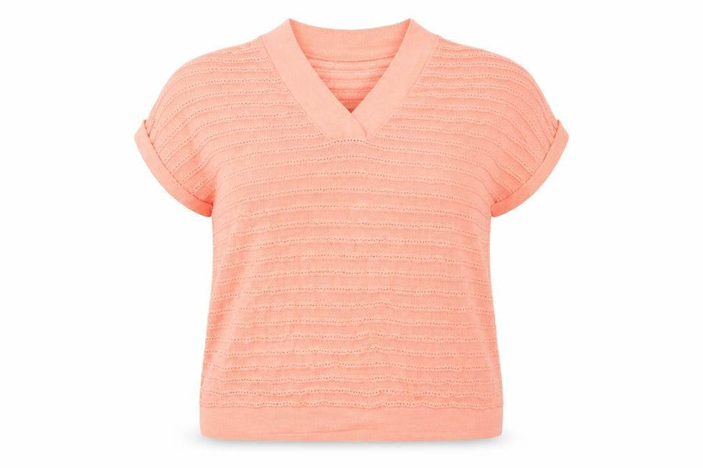 Womens UK Size 16 TU Orange Pullover Jumper