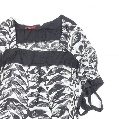 Womens UK Size 10 Monsoon Black Basic Blouse