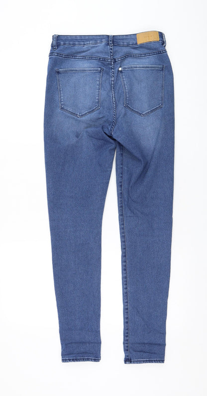Womens UK Size 31 in H&M Regular Fit Skinny Blue Jeans
