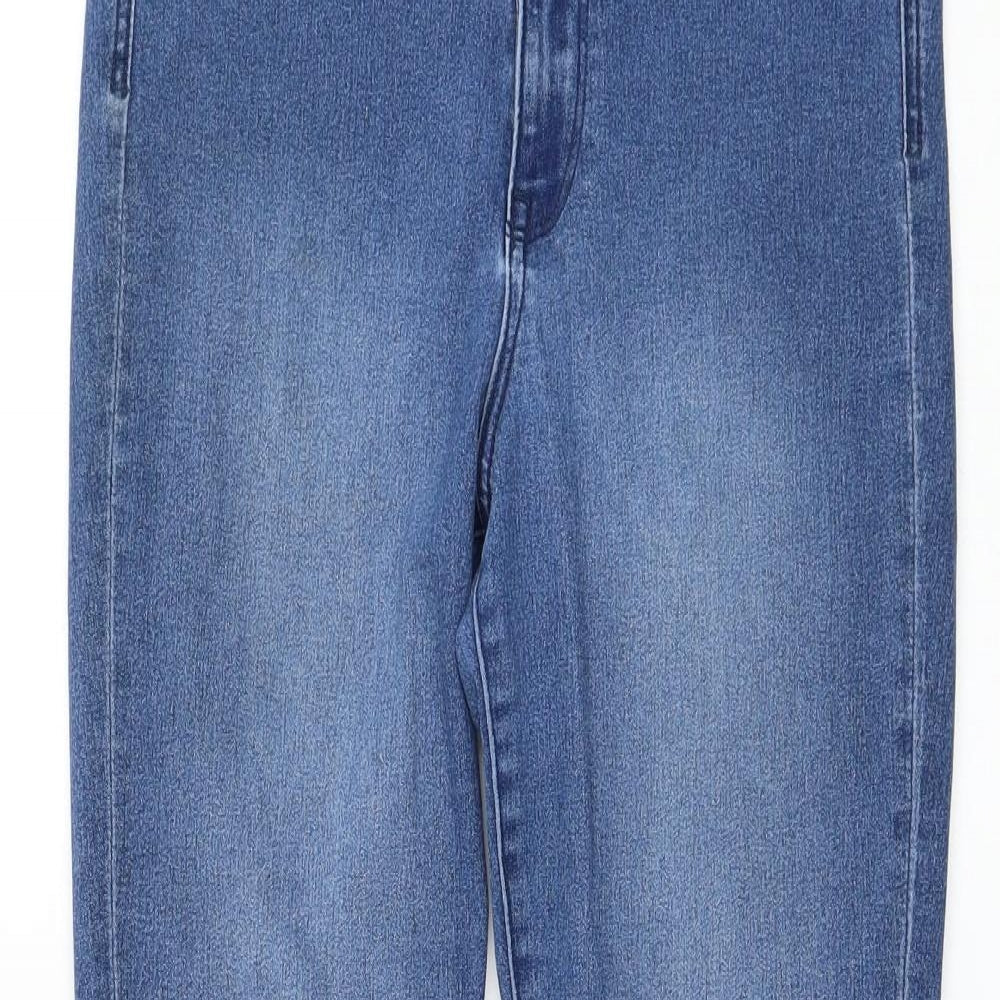 Womens UK Size 31 in H&M Regular Fit Skinny Blue Jeans