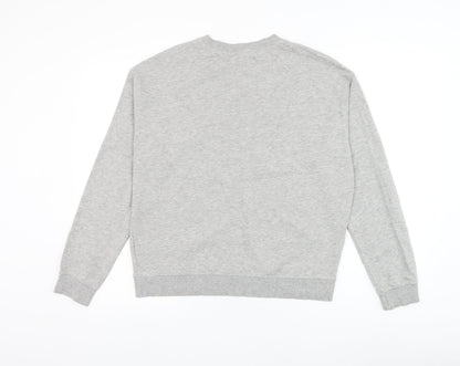 Womens UK Size M Divided by H&M Grey Pullover Sweatshirt