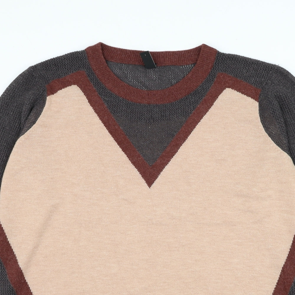 Womens UK Size L Y.A.S Multicoloured Pullover Jumper
