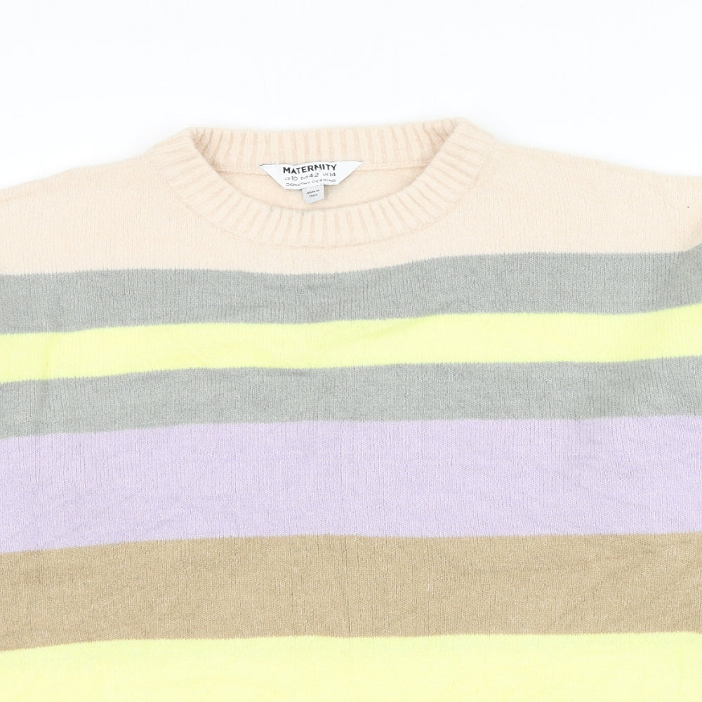 Womens UK Size 14 Dorothy Perkins Multicoloured Pullover Jumper