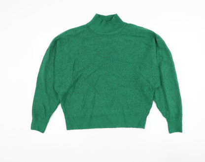 Womens UK Size XS H&M Green Pullover Jumper