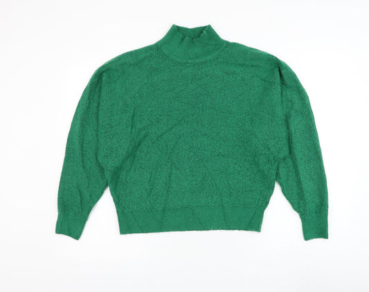 Womens UK Size XS H&M Green Pullover Jumper