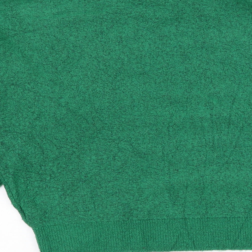 Womens UK Size XS H&M Green Pullover Jumper