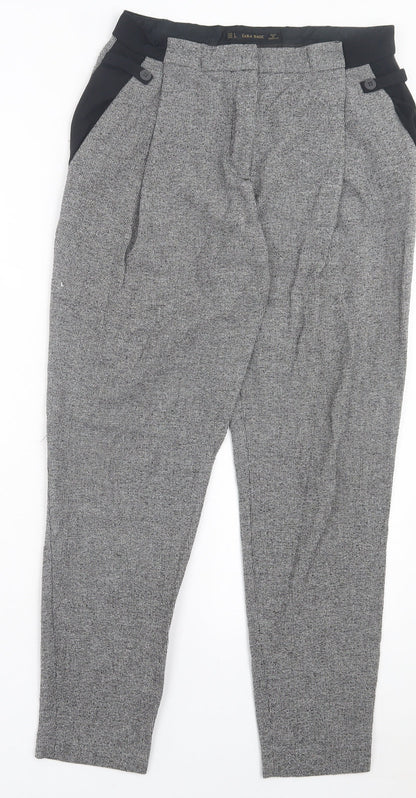 Womens UK Size S Marks and Spencer Regular Fit  Black Trousers