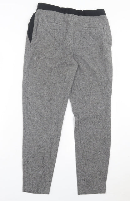 Womens UK Size S Marks and Spencer Regular Fit  Black Trousers