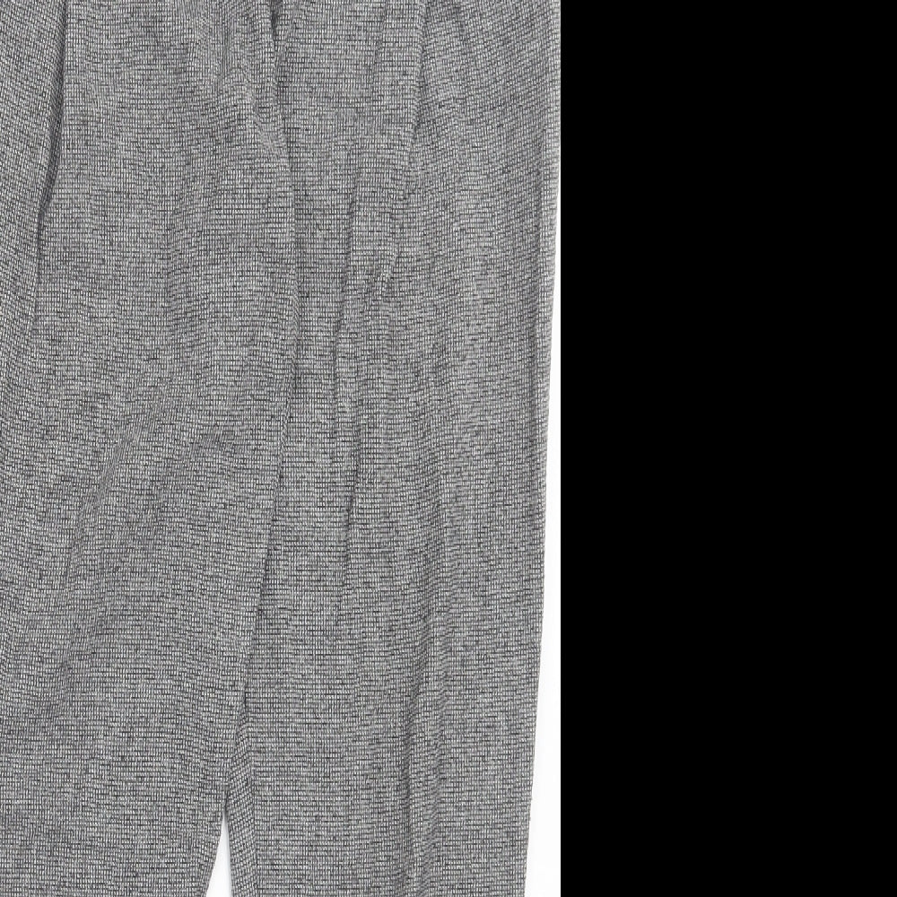 Womens UK Size S Marks and Spencer Regular Fit  Black Trousers