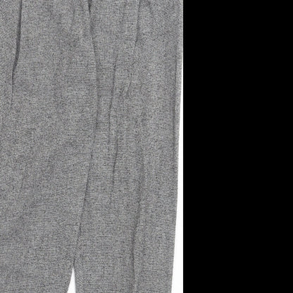 Womens UK Size S Marks and Spencer Regular Fit  Black Trousers