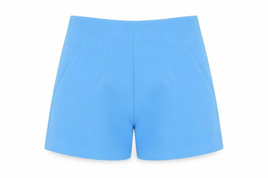 Primark Womens Blue Polyester Sailor Shorts Size 8 L3 in Regular Zip
