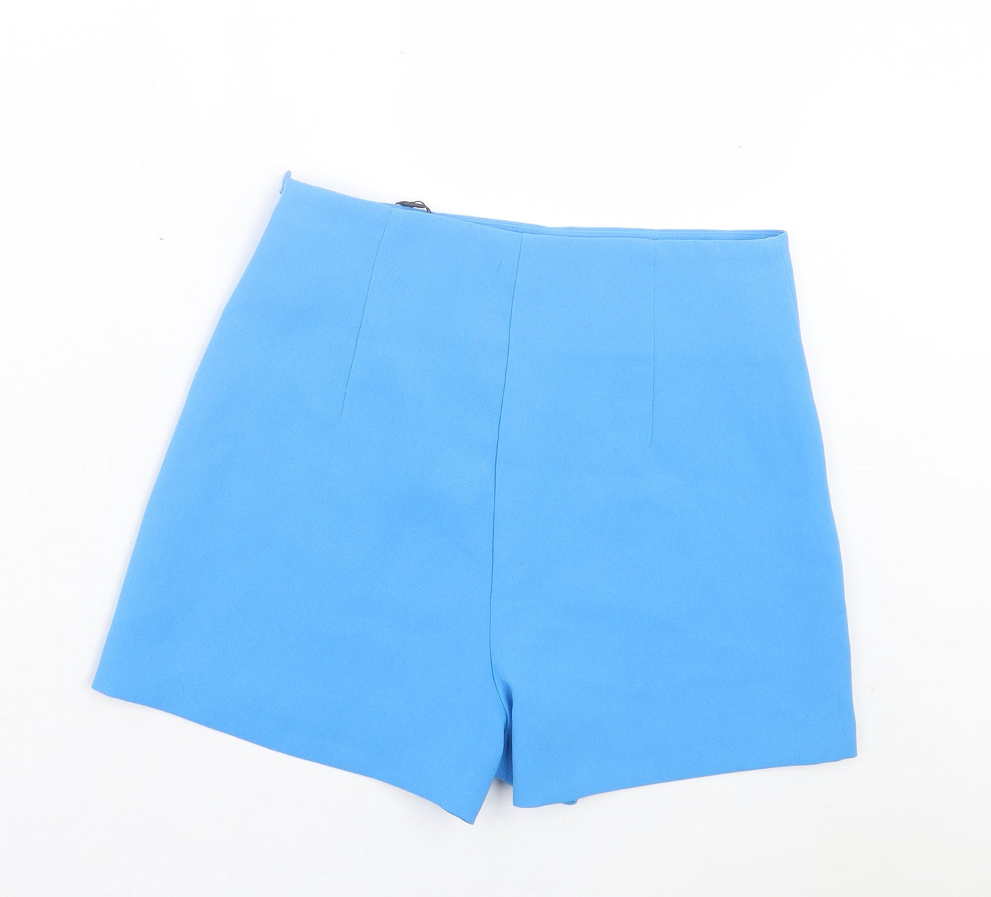 Primark Womens Blue Polyester Sailor Shorts Size 8 L3 in Regular Zip