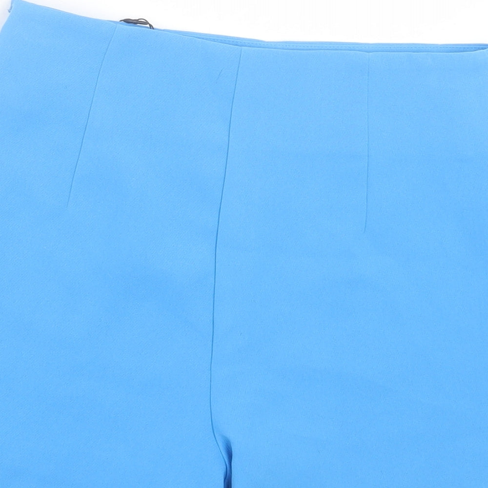 Primark Womens Blue Polyester Sailor Shorts Size 8 L3 in Regular Zip