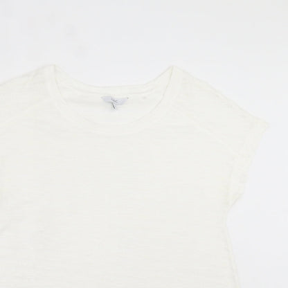 Womens UK Size 12 NEXT White Basic T-Shirt