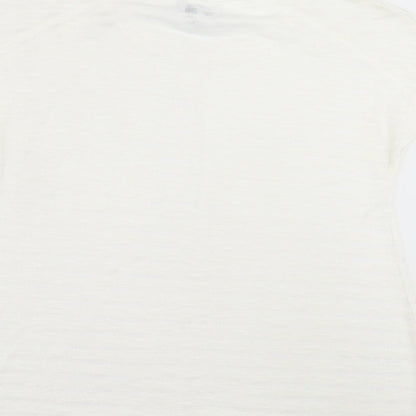 Womens UK Size 12 NEXT White Basic T-Shirt