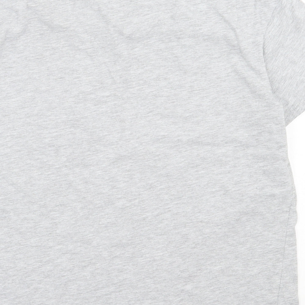 Primark Womens Grey Cotton Basic T-Shirt Size S Crew Neck - Your Direction.... Is more important than your speed.