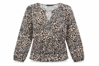 Womens UK Size 10 F&F Brown Basic Blouse