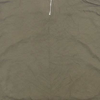 Womens UK Size 12 Select Green Basic T-Shirt