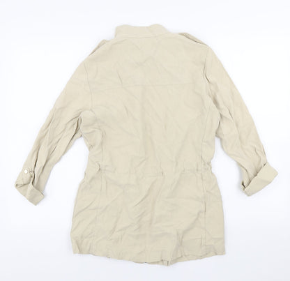 Womens UK Size XS Zara Beige Jacket