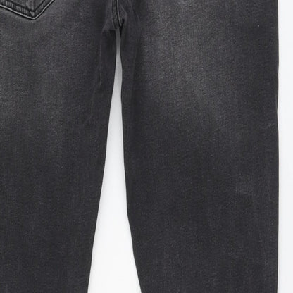 Denim & Co. Mens Grey Cotton Skinny Jeans Size 34 in L30 in Regular Button