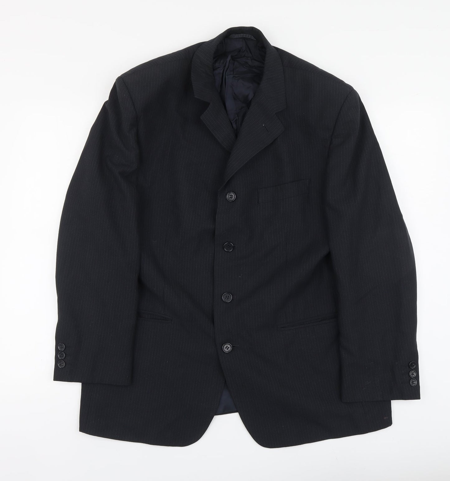 Mens UK Size L Johnathan Adams Regular Blue Suit Jacket