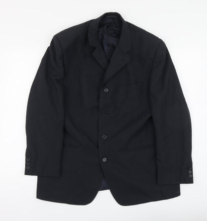 Mens UK Size L Johnathan Adams Regular Blue Suit Jacket