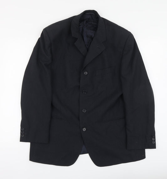 Mens UK Size L Johnathan Adams Regular Blue Suit Jacket