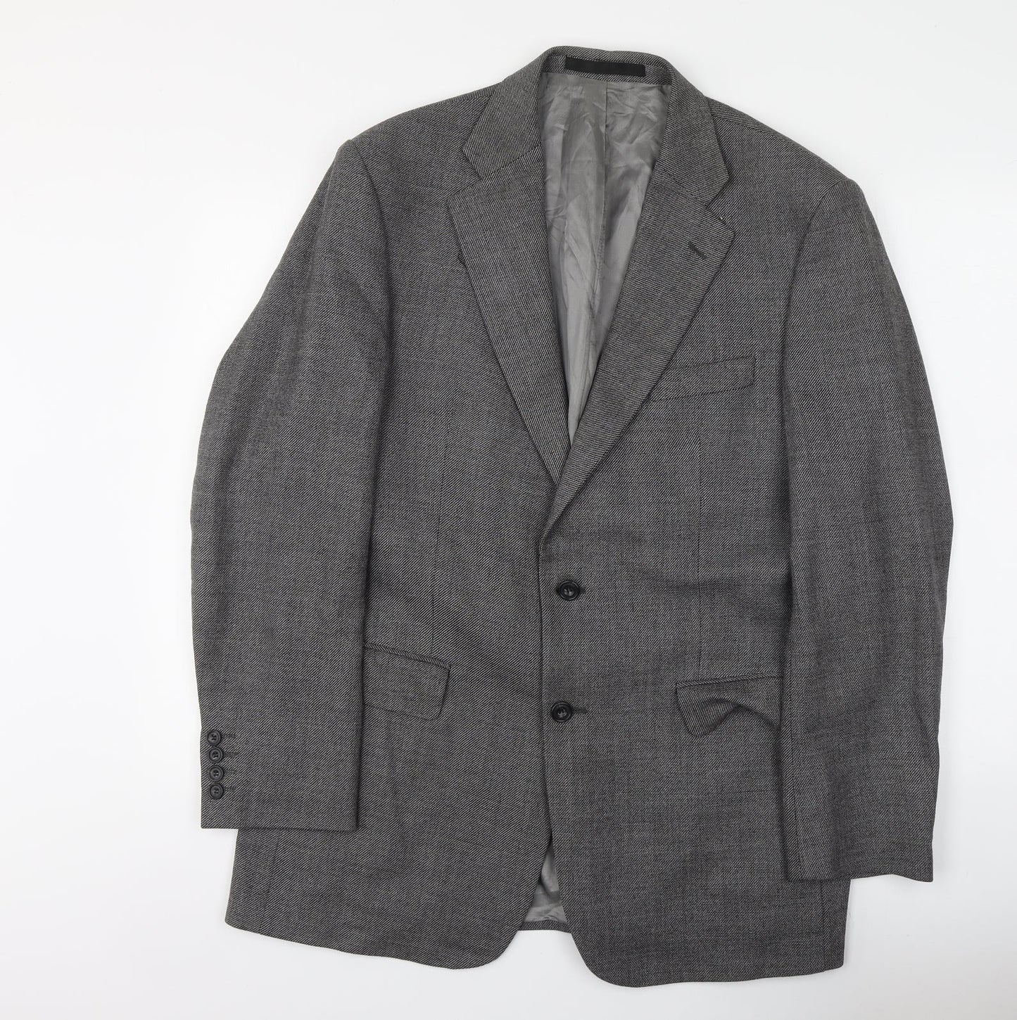 Mens UK Size L Marks and Spencer Regular Grey Suit Jacket