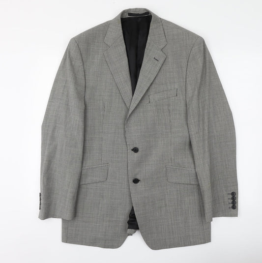 Mens UK Size M Marks and Spencer Regular Green Suit Jacket