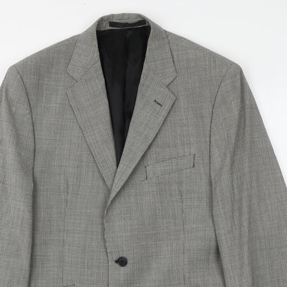 Mens UK Size M Marks and Spencer Regular Green Suit Jacket