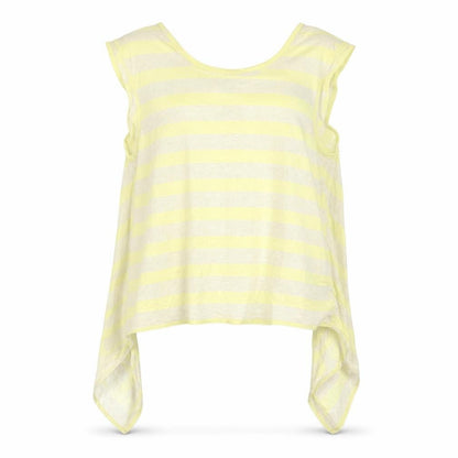 Womens UK Size 14 New Look Yellow Basic T-Shirt
