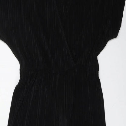 New Look Womens Black Polyester Jumpsuit One-Piece Size 8