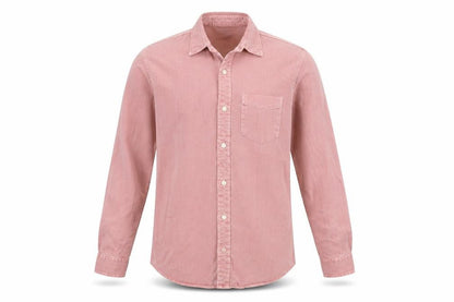 Mens UK Size S Pull&Bear Pink  Button-Up Long Sleeve Casual Shirt
