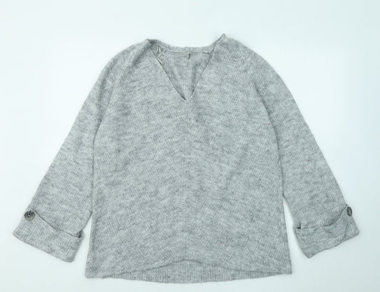 Womens UK Size M NEXT Grey Pullover Jumper