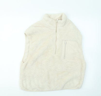 Womens UK Size S Divided by H&M Beige Gilet