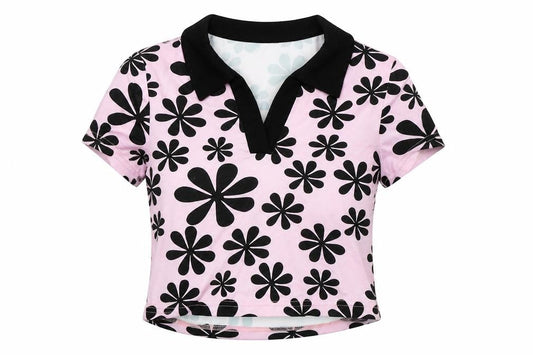 Womens UK Size XS SheIn Pink Basic Polo
