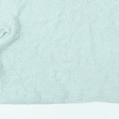 Womens UK Size 14 Marks and Spencer Green Pullover Jumper