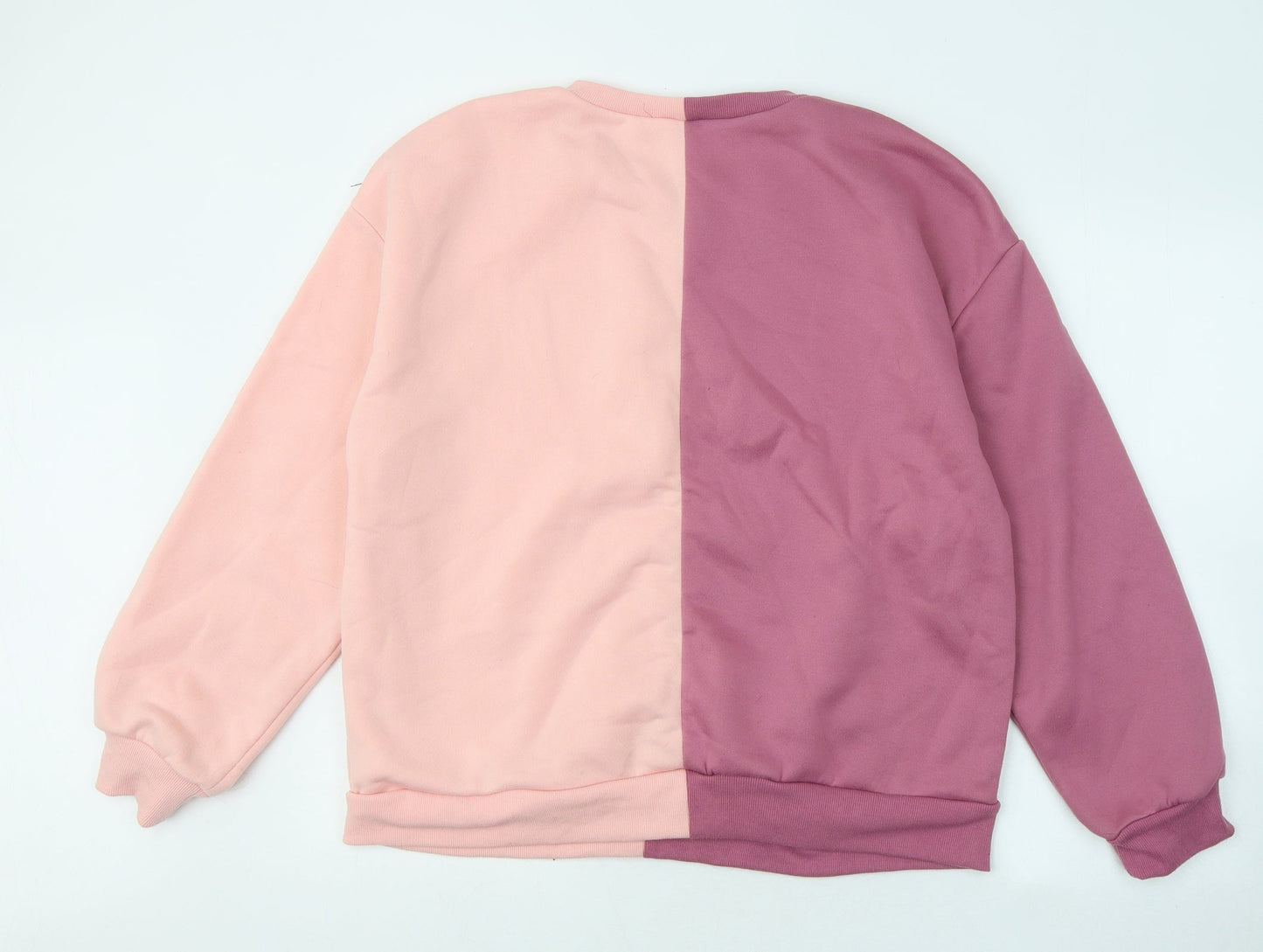 Boture Womens Purple Colourblock Polyester Pullover Sweatshirt Size XL - California San Francisco